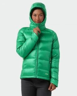 Stio Women's Hometown Down Hooded Jacket -Hot Sale Stio Store W Hometown Down Hooded Jacket Greenery 3
