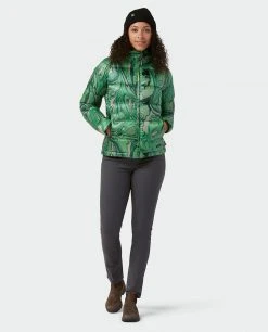 Stio Women's Hometown Down Hooded Jacket -Hot Sale Stio Store W Hometown Down Hooded Jacket Verdant Marble Print 5