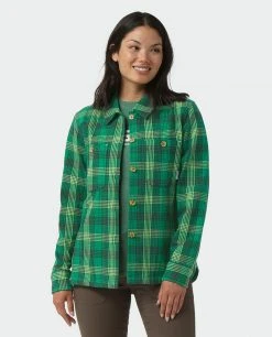 Stio Women's Hutkeeper Flannel Shirt 42 Stio Women's Hutkeeper Flannel Shirt -Hot Sale Stio Store W Hutkeeper Flannel Shirt Herbage Plaid 1