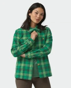 Stio Women's Hutkeeper Flannel Shirt 40 Stio Women's Hutkeeper Flannel Shirt -Hot Sale Stio Store W Hutkeeper Flannel Shirt Herbage Plaid 2