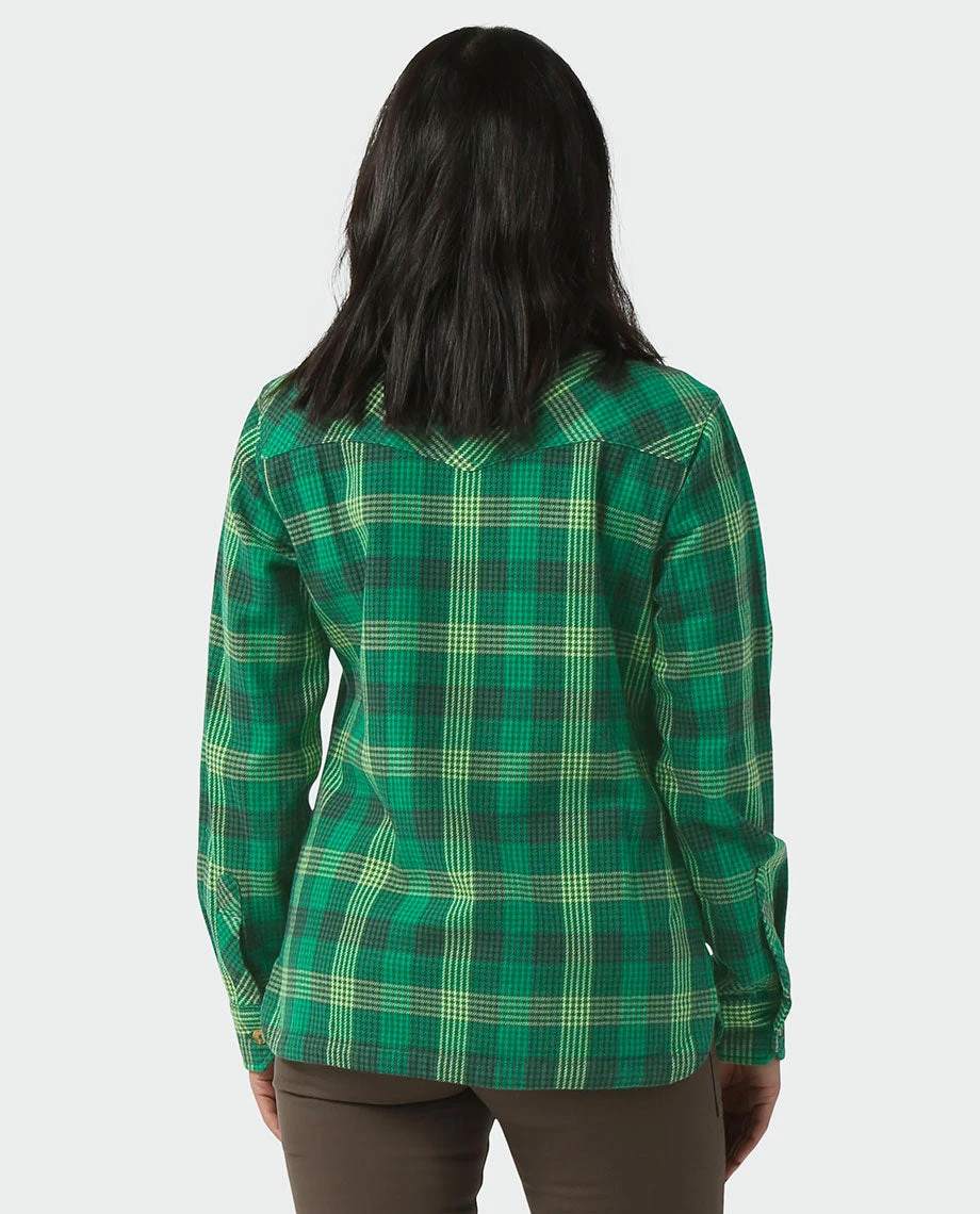 Stio Women's Hutkeeper Flannel Shirt 18 Stio Women's Hutkeeper Flannel Shirt - Image 16