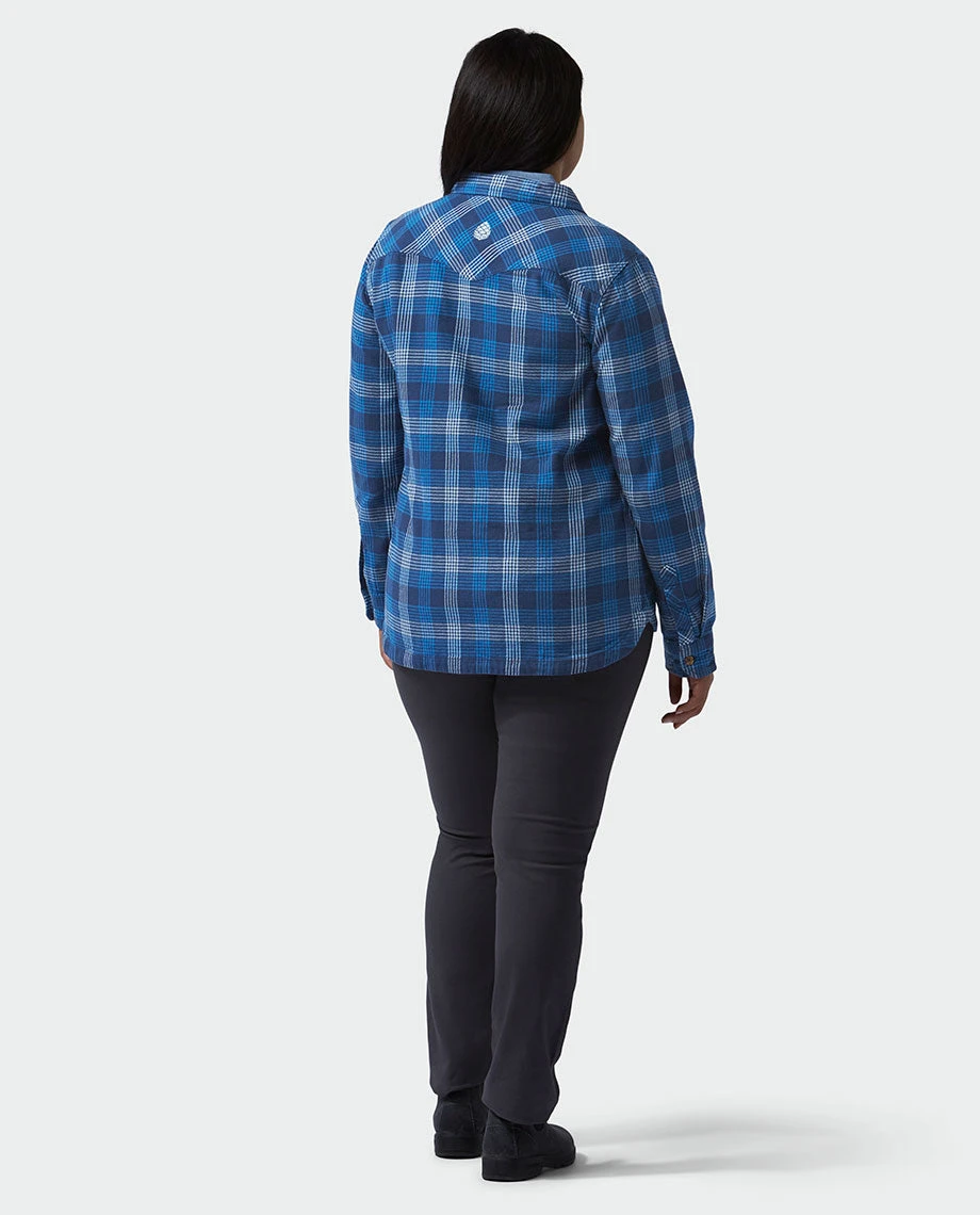 Stio Women's Hutkeeper Flannel Shirt 9 Stio Women's Hutkeeper Flannel Shirt - Image 7