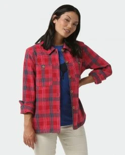 Stio Women's Hutkeeper Flannel Shirt 36 Stio Women's Hutkeeper Flannel Shirt -Hot Sale Stio Store W Hutkeeper Flannel Shirt Pink Elation Plaid 2