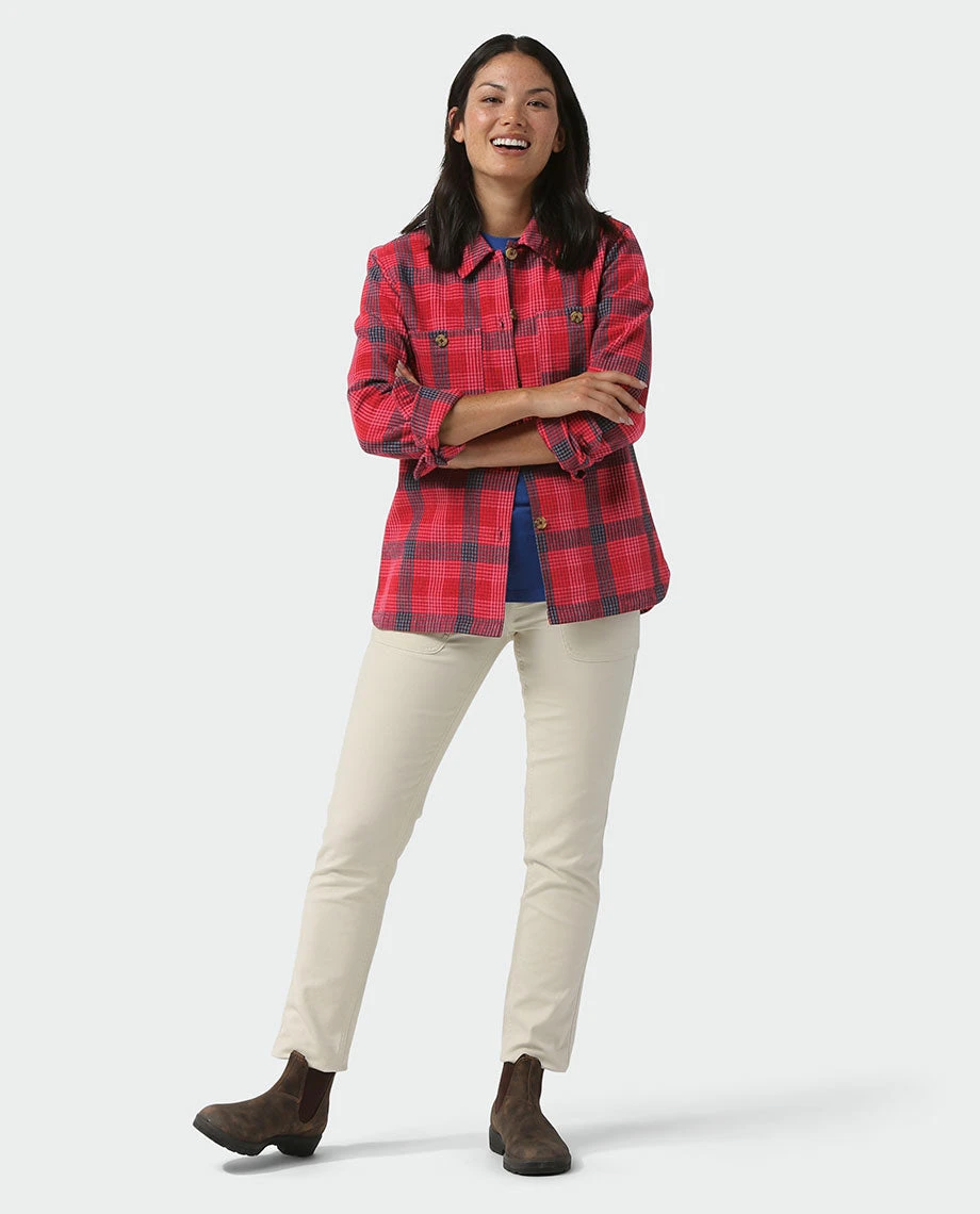 Stio Women's Hutkeeper Flannel Shirt 14 Stio Women's Hutkeeper Flannel Shirt - Image 12
