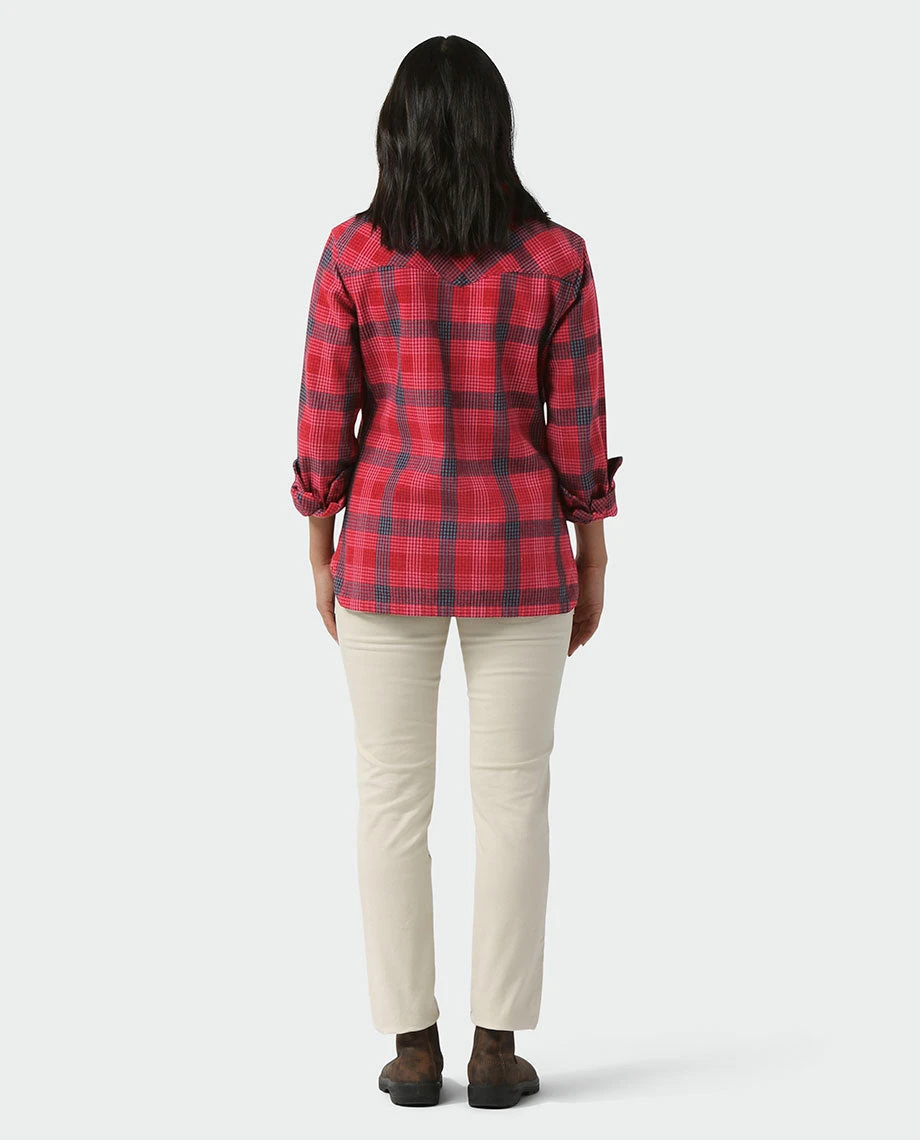 Stio Women's Hutkeeper Flannel Shirt 15 Stio Women's Hutkeeper Flannel Shirt - Image 13