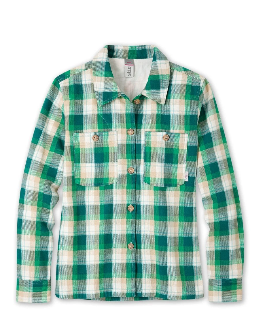 Stio Women's Hutkeeper Flannel Shirt 22 Stio Women's Hutkeeper Flannel Shirt - Image 20