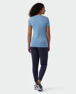 Stio Women's Pinecone Ripple Tee -Hot Sale Stio Store W Pinecone Ripple Tee Light Blue Heather 4