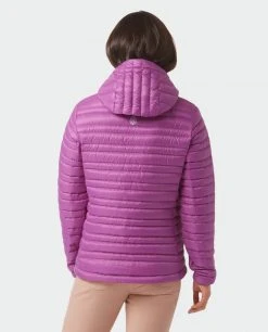 Stio Women's Pinion Down Hooded Jacket -Hot Sale Stio Store W Pinion Down Hooded Jacket Ripe Berry 4 Top