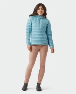 Stio Women's Pinion Down Pullover 101 Stio Women's Pinion Down Pullover -Hot Sale Stio Store W Pinion Down Pullover Summer Cloud 1 Full