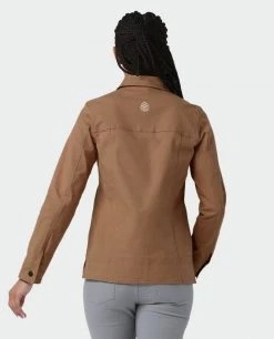 Stio Women's Ralston Canvas Jacket -Hot Sale Stio Store W Ralston Canvas Jacket Tawny 4 Top