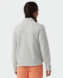 Stio Women's Rawlins Shearling Fleece Half Zip -Hot Sale Stio Store W Rawlins Shearling Fleece Half Zip Mica 2