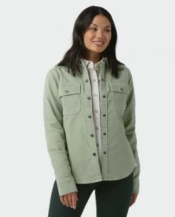 Stio Women's Saratoga Cord Shirt 42 Stio Women's Saratoga Cord Shirt -Hot Sale Stio Store W Saratoga Cord Shirt Sage Flats 1
