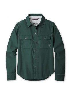 Stio Women's Saratoga Cord Shirt 47 Stio Women's Saratoga Cord Shirt -Hot Sale Stio Store W Saratoga Cord Shirt Treeline Green