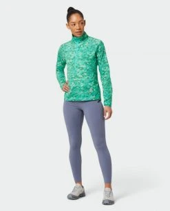 Stio Women's Second Light Pullover -Hot Sale Stio Store W Second Light Pullover Forest Canopy Camo 1 Full