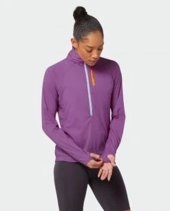Stio Women's Second Light Pullover -Hot Sale Stio Store W Second Light Pullover Ripe Berry 5 Top