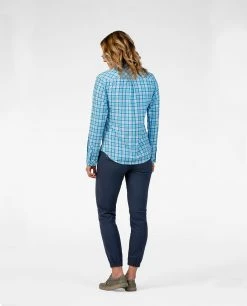 Stio Women's Sidley Shirt 48 Stio Women's Sidley Shirt -Hot Sale Stio Store W Sidley Shirt Glacier Pool Plaid 2