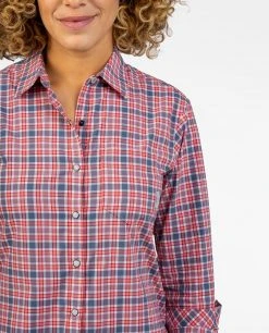 Stio Women's Sidley Shirt 59 Stio Women's Sidley Shirt -Hot Sale Stio Store W Sidley Shirt Meadowsweet Plaid 5