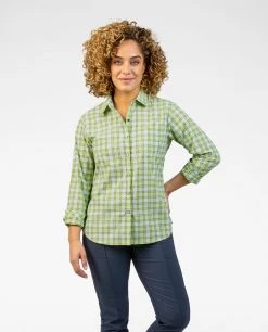 Stio Women's Sidley Shirt 54 Stio Women's Sidley Shirt -Hot Sale Stio Store W Sidley Shirt Wild Sprig Plaid 4