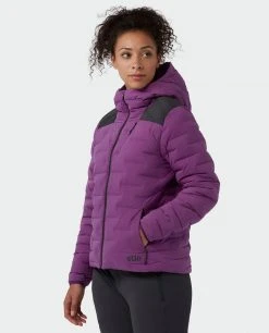Stio Women's Skillet Stretch Down Hooded Jacket -Hot Sale Stio Store W Skillet Stretch Down Hooded Jacket Dark Amethyst 1