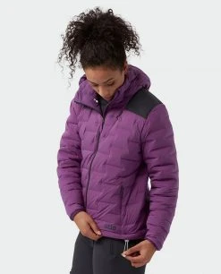 Stio Women's Skillet Stretch Down Hooded Jacket -Hot Sale Stio Store W Skillet Stretch Down Hooded Jacket Dark Amethyst 4