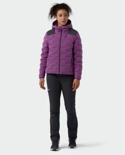 Stio Women's Skillet Stretch Down Hooded Jacket -Hot Sale Stio Store W Skillet Stretch Down Hooded Jacket Dark Amethyst 8