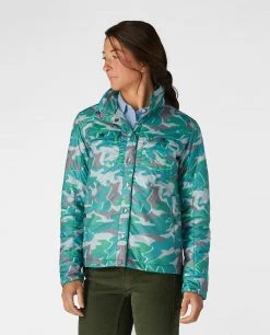 Stio Women's Skycrest Insulated Snap Shirt -Hot Sale Stio Store W Skycrest Conifer Camo 1 31c00a1a e523 4056 aec4 1bb1237daf09