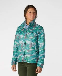 Stio Women's Skycrest Insulated Snap Shirt -Hot Sale Stio Store W Skycrest Conifer Camo 2 42ae901e d537 44d9 a632 2f1fdc88283f