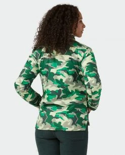 Stio Women's Skycrest Insulated Snap Shirt -Hot Sale Stio Store W Skycrest Snap Shirt Honey Dew Camo 4