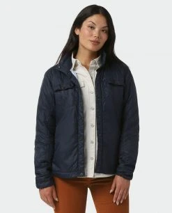 Stio Women's Skycrest Insulated Snap Shirt -Hot Sale Stio Store W Skycrest Snap Shirt Mulberry 2