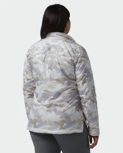 Stio Women's Skycrest Insulated Snap Shirt -Hot Sale Stio Store W Skycrest Snap Shirt Powder Fox Camo Alt 3
