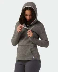 Stio Women's Sweetwater Fleece Hoodie -Hot Sale Stio Store W Sweetwater Fleece Hoodie Scorched Rock 2