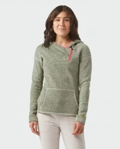 Stio Women's Sweetwater Fleece Hoodie -Hot Sale Stio Store W Sweetwater Hoodie Honey Dew 3 Top