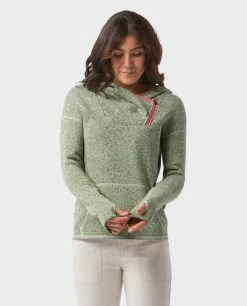 Stio Women's Sweetwater Fleece Hoodie -Hot Sale Stio Store W Sweetwater Hoodie Honey Dew 6 Top