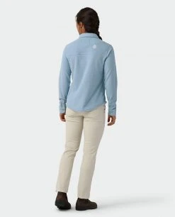 Stio Women's Thermop Fleece Snap Shirt 30 Stio Women's Thermop Fleece Snap Shirt -Hot Sale Stio Store W Thermop Fleece Snap Shirt Wind River Blue 5