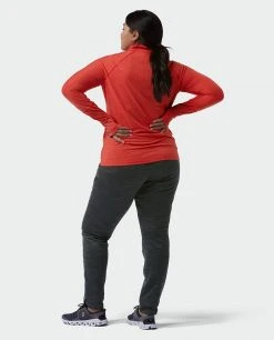 Stio Women's Tipton Tech Half Zip 61 Stio Women's Tipton Tech Half Zip -Hot Sale Stio Store W Tipton Tech Half Zip Risk Red Alt 6