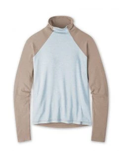 Stio Women's Tipton Tech Turtleneck -Hot Sale Stio Store W Tipton Tech Turtle Neck Rodeo Dust Wind River Blue