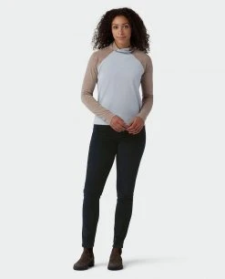 Stio Women's Tipton Tech Turtleneck -Hot Sale Stio Store W Tipton Tech Turtleneck Rodeo Dust Wind River Blue 4