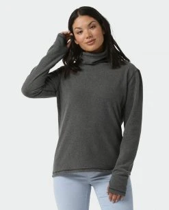 Stio Women's Turpin Fleece Funnel Neck 45 Stio Women's Turpin Fleece Funnel Neck -Hot Sale Stio Store W Turpin Fleece Funnel Neck Tap Shoe Heather 2