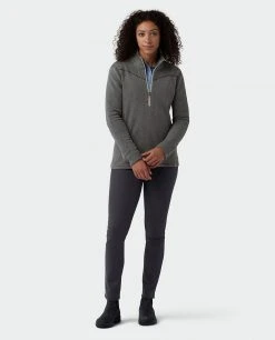 Stio Women's Turpin Fleece Half Zip -Hot Sale Stio Store W Turpin Fleece Half Zip Tap Shoe Heather 5