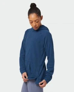 Stio Women's Turpin Fleece Hooded Pullover -Hot Sale Stio Store W Turpin Fleece Hooded Pullover Navy Peony Heather 5 Top