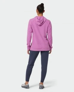 Stio Women's Turpin Fleece Hooded Pullover -Hot Sale Stio Store W Turpin Fleece Hooded Pullover Ripe Berry Heather 2 Full