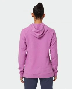 Stio Women's Turpin Fleece Hooded Pullover -Hot Sale Stio Store W Turpin Fleece Hooded Pullover Ripe Berry Heather 4 Top