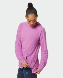 Stio Women's Turpin Fleece Hooded Pullover -Hot Sale Stio Store W Turpin Fleece Hooded Pullover Ripe Berry Heather 5 Top