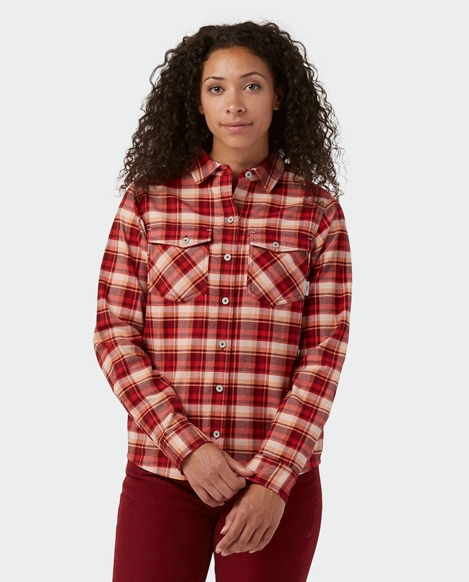 Stio Women's Willow Midweight Flannel Shirt 4 Stio Women's Willow Midweight Flannel Shirt - Image 2