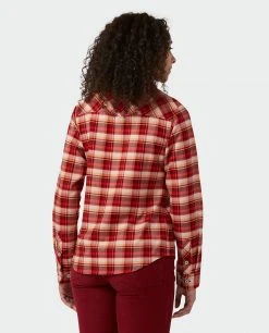 Stio Women's Willow Midweight Flannel Shirt 33 Stio Women's Willow Midweight Flannel Shirt -Hot Sale Stio Store W Willow Midweight Flannel Shirt Sunset Plaid 3