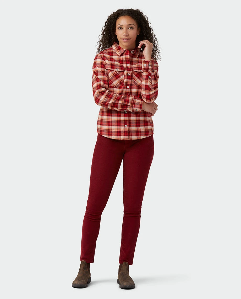 Stio Women's Willow Midweight Flannel Shirt 7 Stio Women's Willow Midweight Flannel Shirt - Image 5