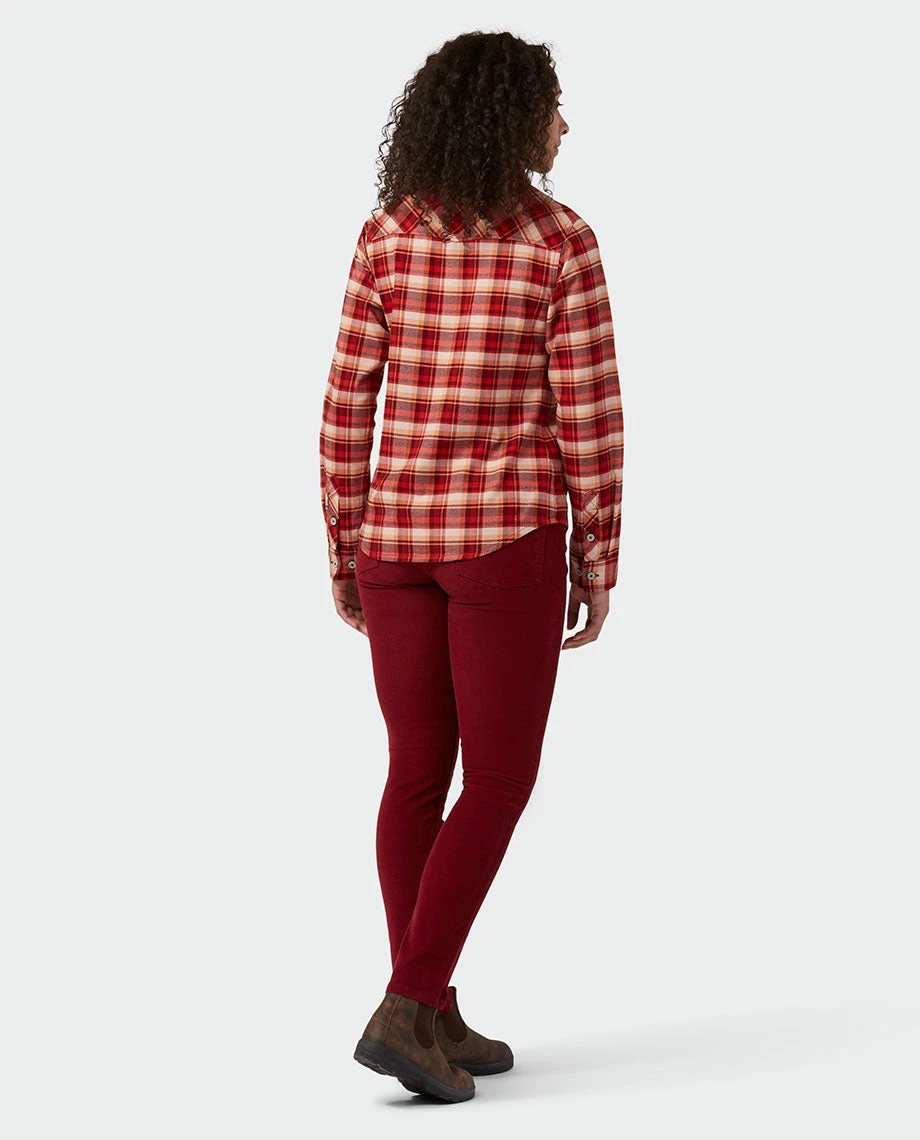 Stio Women's Willow Midweight Flannel Shirt 8 Stio Women's Willow Midweight Flannel Shirt - Image 6