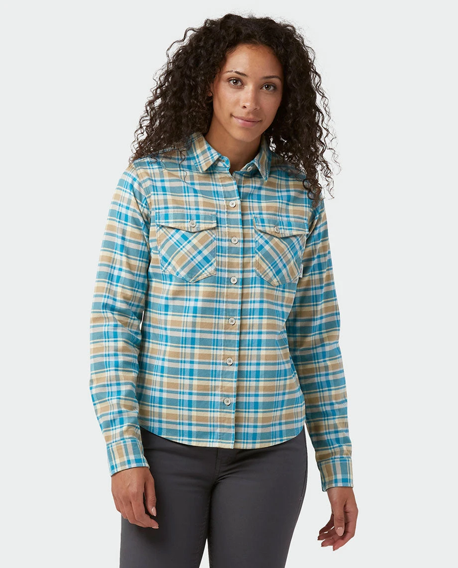 Stio Women's Willow Midweight Flannel Shirt 10 Stio Women's Willow Midweight Flannel Shirt - Image 8