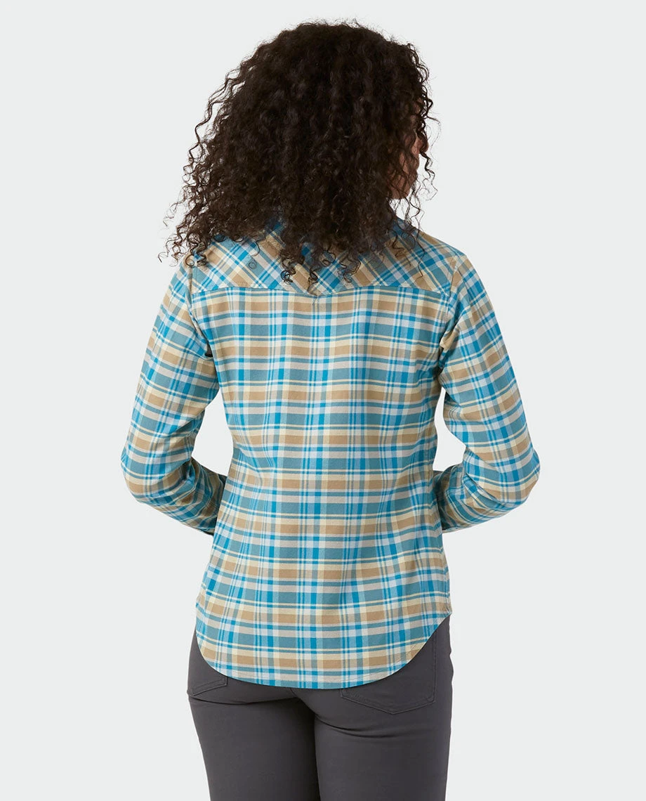 Stio Women's Willow Midweight Flannel Shirt 11 Stio Women's Willow Midweight Flannel Shirt - Image 9