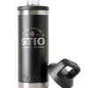 Stio Yeti Rambler 18oz Bottle 2 Stio Yeti Rambler 18oz Bottle -Hot Sale Stio Store Yeti Thermos Black Cap Off